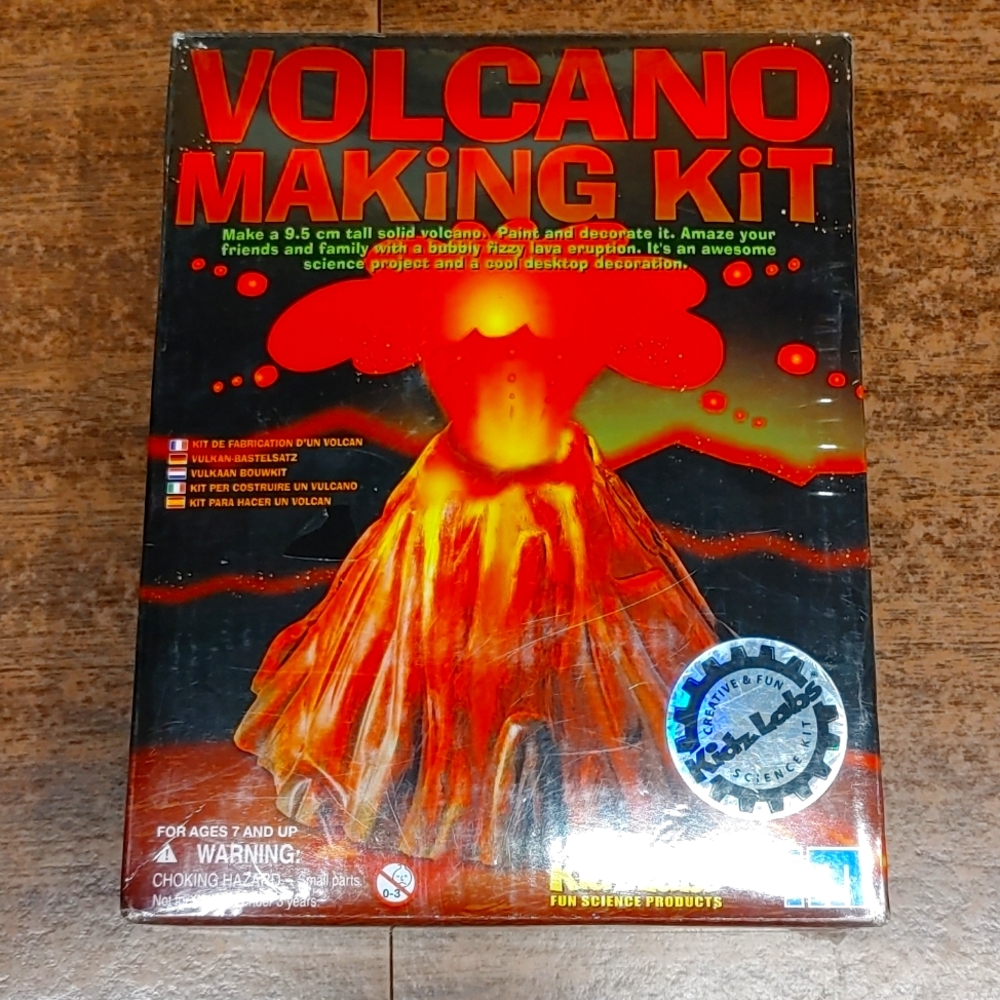 New unopened volcano making kit